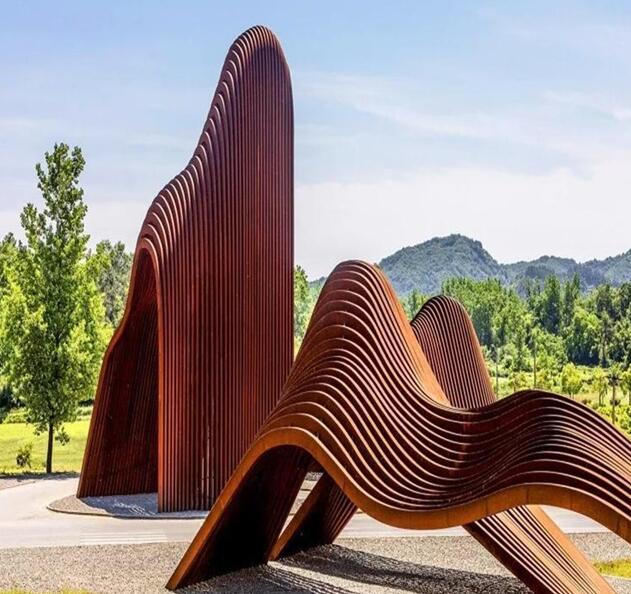 枣阳锈钢板造型